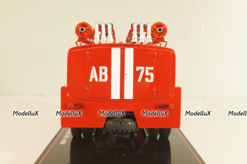АВП-600М пожарный автомобиль воздушно-пенного тушения на шасси Зил-130, красный, TR4838, TruckTyr 1:43