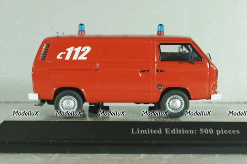 Volkswagen T3b Feuerwehr, red, 13052, Premium Classixxs 1:43 