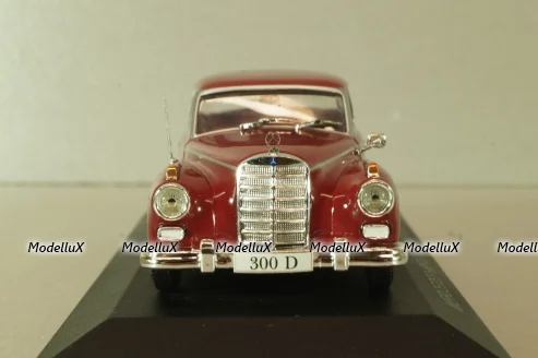Mercedes-Benz 300 D Limousine (W189) 1957, red, 147358, WhiteBox 1:43