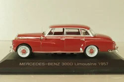 Mercedes-Benz 300 D Limousine (W189) 1957, red, 147358, WhiteBox 1:43