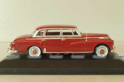 Mercedes-Benz 300 D Limousine (W189) 1957, red, 147358, WhiteBox 1:43