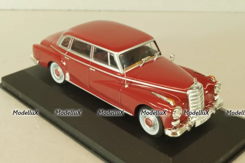 Mercedes-Benz 300 D Limousine (W189) 1957, red, 147358, WhiteBox 1:43