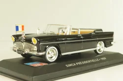 Simca Presidentielle 1959, black, LBAS016, Les Belles Annees Simca #16, Altaya 1:43