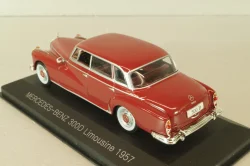 Mercedes-Benz 300 D Limousine (W189) 1957, red, 147358, WhiteBox 1:43