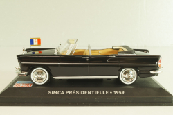 Simca Presidentielle 1959, black, LBAS016, Les Belles Annees Simca #16, Altaya 1:43