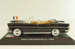 Simca Presidentielle 1959, black, LBAS016, Les Belles Annees Simca #16, Altaya 1:43