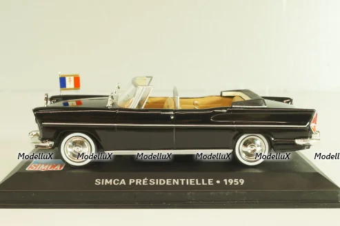Simca Presidentielle 1959, black, LBAS016, Les Belles Annees Simca #16, Altaya 1:43