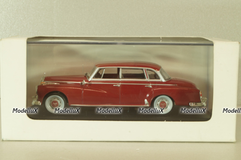Mercedes-Benz 300 D Limousine (W189) 1957, red, 147358, WhiteBox 1:43