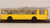 ЗИУ-9 Троллейбус, желтый, Probe43 1:43