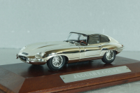Jaguar E-Type 1961, chrome, Atlas 1:43