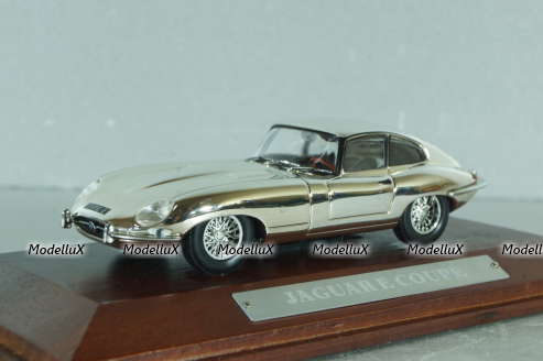 Jaguar E-Type 1961, chrome, Atlas 1:43