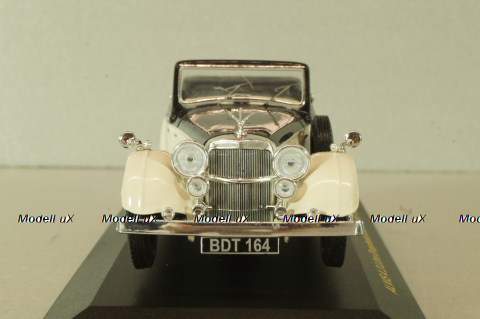 Alvis 4.3 Litre Drophead Convertible 1938, white/black, MUS065, IXOMuseum 1:43