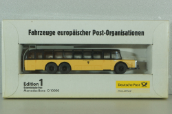 Mercedes O 10000 bus, yellow/black, 003805, Brekina 1:87