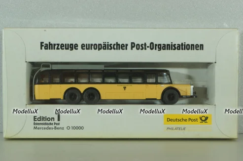 Mercedes O 10000 bus, yellow/black, 003805, Brekina 1:87