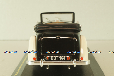 Alvis 4.3 Litre Drophead Convertible 1938, white/black, MUS065, IXOMuseum 1:43