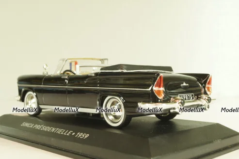 Simca Presidentielle 1959, black, LBAS016, Les Belles Annees Simca #16, Altaya 1:43