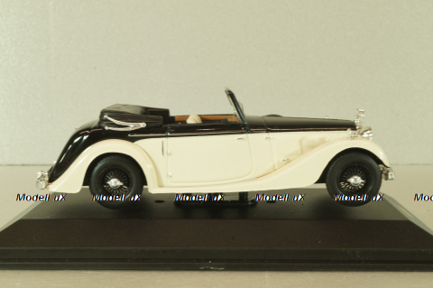 Alvis 4.3 Litre Drophead Convertible 1938, white/black, MUS065, IXOMuseum 1:43