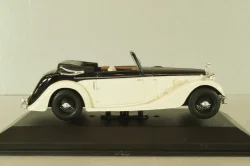 Alvis 4.3 Litre Drophead Convertible 1938, white/black, MUS065, IXOMuseum 1:43