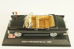 Simca Presidentielle 1959, black, LBAS016, Les Belles Annees Simca #16, Altaya 1:43