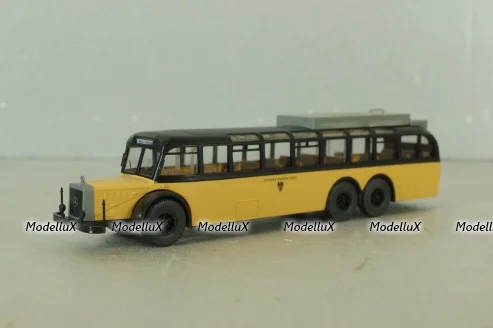 Mercedes O 10000 bus, yellow/black, 003805, Brekina 1:87