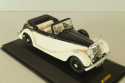 Alvis 4.3 Litre Drophead Convertible 1938, white/black, MUS065, IXOMuseum 1:43