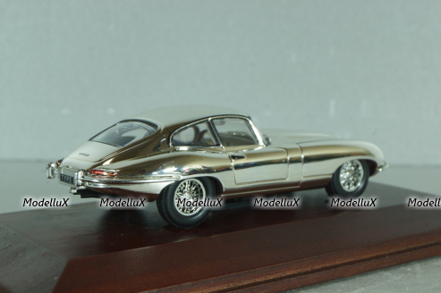 Jaguar E-Type 1961, chrome, Atlas 1:43