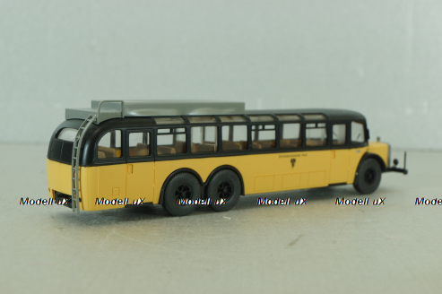 Mercedes O 10000 bus, yellow/black, 003805, Brekina 1:87