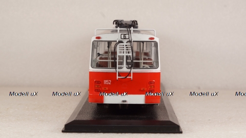 ЗИУ-9 Троллейбус, красно-белый, Probe43 1:43