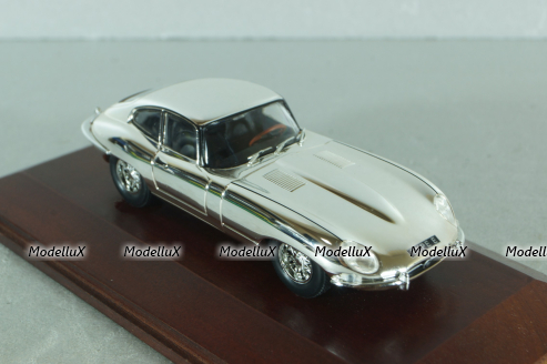 Jaguar E-Type 1961, chrome, Atlas 1:43