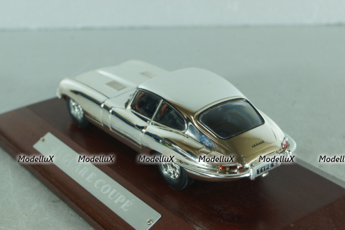 Jaguar E-Type 1961, chrome, Atlas 1:43
