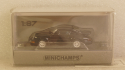 Porsche 911 Turbo 1990 black, 870069104, Minichamps 1:87