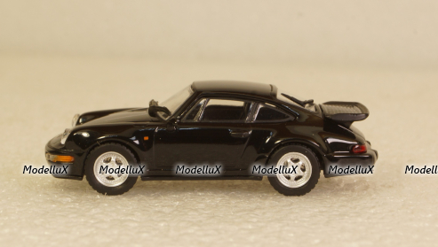 Porsche 911 Turbo 1990 black, 870069104, Minichamps 1:87