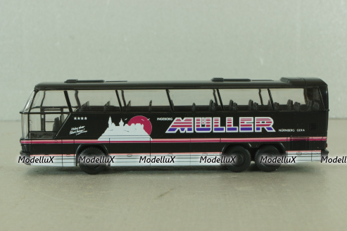 Neoplan Cityliner 3a "Müller" 1988, black, 3122, Rietze 1:87