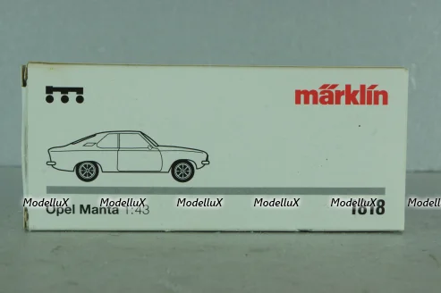 Opel Manta (A) 1970, silver, 1818, Marklin 1:43
