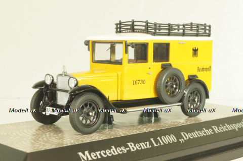 Mercedes-Benz L1000 "Deutsche Reichspost" yellow,  010644, Premium Classixxs 1:43
