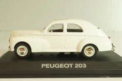 Peugeot 203 1948, white, Atlas 1:43