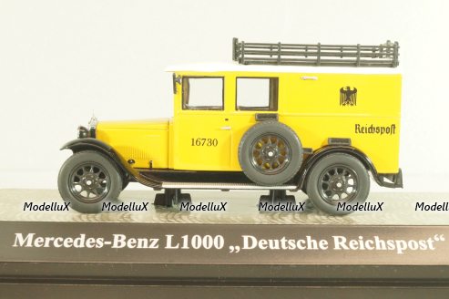 Mercedes-Benz L1000 "Deutsche Reichspost" yellow,  010644, Premium Classixxs 1:43