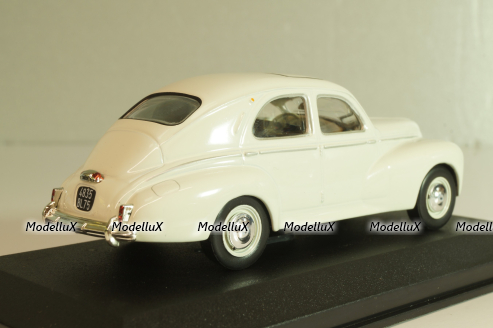Peugeot 203 1948, white, Atlas 1:43