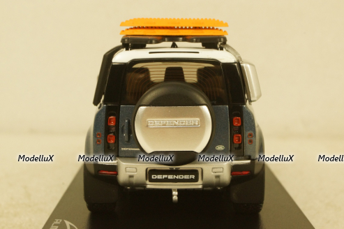 Land Rover Defender 90 2020 Tasman Blue, ALM410702, Almost Real 1:43