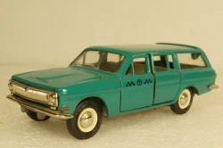 Газ-2402 Волга, такси, зеленая, Тантал/Радон  1:43