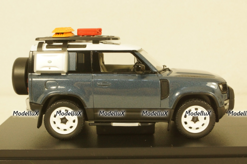 Land Rover Defender 90 2020 Tasman Blue, ALM410702, Almost Real 1:43
