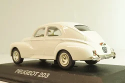 Peugeot 203 1948, white, Atlas 1:43