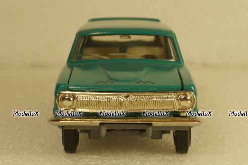 Газ-2402 Волга, такси, зеленая, Тантал/Радон  1:43