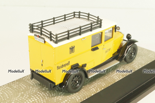 Mercedes-Benz L1000 "Deutsche Reichspost" yellow,  010644, Premium Classixxs 1:43