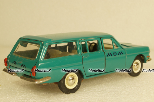 Газ-2402 Волга, такси, зеленая, Тантал/Радон  1:43