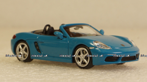 Porsche 718 Boxster 2016 blue, 870065134, Minichamps 1:87