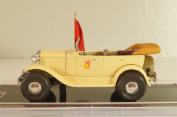 Газ-А на шинах "сверхбалон" Автопробег 1933г, бежевый, TR4836, TruckTyr 1:43