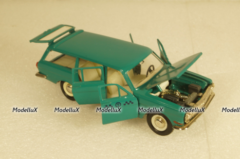 Газ-2402 Волга, такси, зеленая, Тантал/Радон  1:43