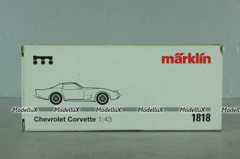 Chevrolet Corvette (C3) 1968 , silver, 1818, Marklin 1:43