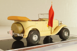 Газ-А на шинах "сверхбалон" Автопробег 1933г, бежевый, TR4836, TruckTyr 1:43